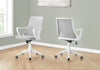 Monarch Specialties I 7294 Office Chair, Adjustable Height, Swivel, Ergonomic, Armrests, Computer Desk, Work, Metal, Mesh, White, Grey, Contemporary, Modern - - Mounts For Less