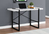 Monarch Specialties I 7313 Computer Desk, Home Office, Laptop, 48"l, Work, Metal, Laminate, White, Black, Contemporary, Modern - - Mounts For Less