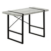 Monarch Specialties I 7316 Computer Desk, Home Office, Laptop, 48"l, Work, Metal, Laminate, Grey, Black, Contemporary, Modern - - Mounts For Less