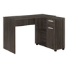 Monarch Specialties I 7349 Computer Desk, Home Office, Corner, Storage Drawers, 46"l, L Shape, Work, Laptop, Laminate, Brown, Contemporary, Modern - - Mounts For Less