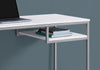 Monarch Specialties I 7368 Computer Desk, Home Office, Laptop, 48"l, Work, Metal, Laminate, White, Grey, Contemporary, Modern - - Mounts For Less