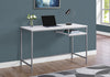 Monarch Specialties I 7368 Computer Desk, Home Office, Laptop, 48"l, Work, Metal, Laminate, White, Grey, Contemporary, Modern - - Mounts For Less