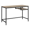 Monarch Specialties I 7370 Computer Desk, Home Office, Laptop, 48"l, Work, Metal, Laminate, Brown, Black, Contemporary, Modern - - Mounts For Less