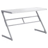Monarch Specialties I 7372 Computer Desk, Home Office, Laptop, 48"l, Work, Metal, Laminate, White, Grey, Contemporary, Modern - - Mounts For Less