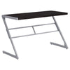 Monarch Specialties I 7374 Computer Desk, Home Office, Laptop, 48"l, Work, Metal, Laminate, Brown, Grey, Contemporary, Modern - - Mounts For Less