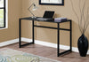 Monarch Specialties I 7379 Computer Desk, Home Office, Laptop, 48"l, Work, Metal, Tempered Glass, Black, Contemporary, Modern - - Mounts For Less