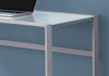 Monarch Specialties I 7380 Computer Desk, Home Office, Laptop, 48"l, Work, Metal, Tempered Glass, Grey, Contemporary, Modern - - Mounts For Less