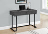 Monarch Specialties I 7386 Computer Desk, Home Office, Laptop, Storage Drawers, 42"l, Work, Metal, Laminate, Grey, Black, Contemporary, Modern - - Mounts For Less