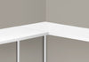 Monarch Specialties I 7395 Computer Desk, Home Office, Corner, 58"l, L Shape, Work, Laptop, Metal, Laminate, White, Contemporary, Modern - - Mounts For Less