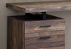 Monarch Specialties I 7408 Computer Desk, Home Office, Laptop, Left, Right Set-up, Storage Drawers, 48"l, Work, Metal, Laminate, Brown, Black, Contemporary, Modern - - Mounts For Less