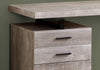 Monarch Specialties I 7410 Computer Desk, Home Office, Laptop, Left, Right Set-up, Storage Drawers, 48"l, Work, Metal, Laminate, Beige, Black, Contemporary, Modern - - Mounts For Less