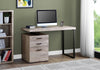 Monarch Specialties I 7410 Computer Desk, Home Office, Laptop, Left, Right Set-up, Storage Drawers, 48"l, Work, Metal, Laminate, Beige, Black, Contemporary, Modern - - Mounts For Less