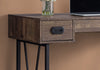 Monarch Specialties I 7412 Computer Desk, Home Office, Laptop, Storage Drawers, 48"l, Work, Metal, Laminate, Brown, Black, Transitional - - Mounts For Less