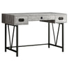 Monarch Specialties I 7413 Computer Desk, Home Office, Laptop, Storage Drawers, 48"l, Work, Metal, Laminate, Grey, Black, Transitional - - Mounts For Less
