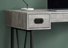 Monarch Specialties I 7413 Computer Desk, Home Office, Laptop, Storage Drawers, 48"l, Work, Metal, Laminate, Grey, Black, Transitional - - Mounts For Less