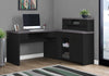 Monarch Specialties I 7430 Computer Desk, Home Office, Corner, Left, Right Set-up, Storage Drawers, L Shape, Work, Laptop, Laminate, Black, Grey, Contemporary, Modern - - Mounts For Less