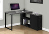 Monarch Specialties I 7433 Computer Desk, Home Office, Corner, Left, Right Set-up, Storage Drawers, L Shape, Work, Laptop, Metal, Laminate, Black, Grey, Contemporary, Modern - - Mounts For Less