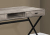 Monarch Specialties I 7449 Computer Desk, Home Office, Laptop, Storage Drawers, 48"l, Work, Metal, Laminate, Beige, Black, Contemporary, Modern - - Mounts For Less
