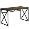 Monarch Specialties I 7450 Computer Desk, Home Office, Laptop, Work, Metal, Laminate, Brown, Black, Contemporary, Modern - - Mounts For Less