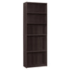 Monarch Specialties I 7467 Bookshelf, Bookcase, 6 Tier, 72"h, Office, Bedroom, Laminate, Brown, Transitional - - Mounts For Less