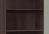 Monarch Specialties I 7467 Bookshelf, Bookcase, 6 Tier, 72"h, Office, Bedroom, Laminate, Brown, Transitional - - Mounts For Less