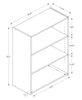 Monarch Specialties I 7475 Bookshelf, Bookcase, 4 Tier, 36"h, Office, Bedroom, Laminate, Brown, Transitional - - Mounts For Less