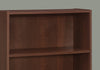 Monarch Specialties I 7475 Bookshelf, Bookcase, 4 Tier, 36"h, Office, Bedroom, Laminate, Brown, Transitional - - Mounts For Less