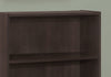 Monarch Specialties I 7476 Bookshelf, Bookcase, 4 Tier, 36"h, Office, Bedroom, Laminate, Brown, Transitional - - Mounts For Less