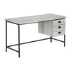 Monarch Specialties I 7486 Computer Desk, Home Office, Laptop, Storage Drawers, 55"l, Work, Metal, Laminate, Grey, Black, Contemporary, Modern - - Mounts For Less