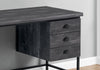 Monarch Specialties I 7488 Computer Desk, Home Office, Laptop, Storage Drawers, 55"l, Work, Metal, Laminate, Black, Contemporary, Modern - - Mounts For Less