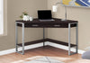 Monarch Specialties I 7502 Computer Desk, Home Office, Corner, Storage Drawers, 42"l, Work, Laptop, Metal, Laminate, Brown, Grey, Contemporary, Modern - - Mounts For Less