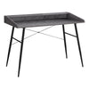 Monarch Specialties I 7540 Computer Desk, Home Office, Laptop, Storage Shelves, 48"l, Work, Metal, Laminate, Grey, Black, Contemporary, Modern - - Mounts For Less