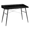 Monarch Specialties I 7542 Computer Desk, Home Office, Laptop, Storage Shelves, 48"l, Work, Metal, Laminate, Black Marble Look, Contemporary, Modern - - Mounts For Less