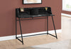 Monarch Specialties I 7544 Computer Desk, Home Office, Laptop, Storage Shelves, 48"l, Work, Metal, Laminate, Black Marble Look, Contemporary, Modern - - Mounts For Less