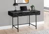 Monarch Specialties I 7552 Computer Desk, Home Office, Laptop, Storage Drawers, 48"l, Work, Metal, Laminate, Black Marble Look, Contemporary, Modern - - Mounts For Less