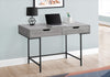 Monarch Specialties I 7553 Computer Desk, Home Office, Laptop, Storage Drawers, 48"l, Work, Metal, Laminate, Grey, Black, Contemporary, Modern - - Mounts For Less