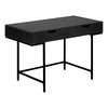 Monarch Specialties I 7556 Computer Desk, Home Office, Laptop, Storage Drawers, 48"l, Work, Metal, Laminate, Black, Contemporary, Modern - - Mounts For Less