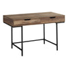 Monarch Specialties I 7557 Computer Desk, Home Office, Laptop, Storage Drawers, 48"l, Work, Metal, Laminate, Brown, Black, Contemporary, Modern - - Mounts For Less