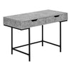 Monarch Specialties I 7559 Computer Desk, Home Office, Laptop, Storage Drawers, 48"l, Work, Metal, Laminate, Grey, Black, Contemporary, Modern - - Mounts For Less