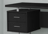 Monarch Specialties I 7634 Computer Desk, Home Office, Laptop, Left, Right Set-up, Storage Drawers, 60"l, Work, Metal, Laminate, Black, Grey, Contemporary, Modern - - Mounts For Less