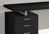 Monarch Specialties I 7649 Computer Desk, Home Office, Laptop, Left, Right Set-up, Storage Drawers, 48"l, Work, Metal, Laminate, Black, Grey, Contemporary, Modern - - Mounts For Less