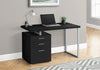Monarch Specialties I 7649 Computer Desk, Home Office, Laptop, Left, Right Set-up, Storage Drawers, 48"l, Work, Metal, Laminate, Black, Grey, Contemporary, Modern - - Mounts For Less