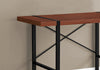 Monarch Specialties I 7656 Computer Desk, Home Office, Laptop, 48"l, Work, Metal, Laminate, Brown, Black, Contemporary, Modern - - Mounts For Less