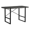 Monarch Specialties I 7660 Computer Desk, Home Office, Laptop, 48"l, Work, Metal, Laminate, Grey, Black, Contemporary, Modern - - Mounts For Less