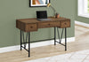 Monarch Specialties I 7670 Computer Desk, Home Office, Laptop, Storage Drawers, 48"l, Work, Metal, Laminate, Walnut, Black, Transitional - - Mounts For Less