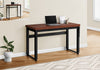 Monarch Specialties I 7676 Computer Desk, Home Office, Standing, Adjustable, 48"l, Work, Laptop, Metal, Laminate, Brown, Black, Contemporary, Modern - - Mounts For Less