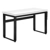 Monarch Specialties I 7681 Computer Desk, Home Office, Standing, Adjustable, 48"l, Work, Laptop, Metal, Laminate, White, Black, Contemporary, Modern - - Mounts For Less