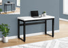 Monarch Specialties I 7681 Computer Desk, Home Office, Standing, Adjustable, 48"l, Work, Laptop, Metal, Laminate, White, Black, Contemporary, Modern - - Mounts For Less