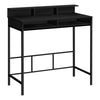 Monarch Specialties I 7700 Computer Desk, Home Office, Standing, Storage Shelves, 48"l, Work, Laptop, Metal, Laminate, Black, Contemporary, Modern - - Mounts For Less