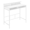 Monarch Specialties I 7701 Computer Desk, Home Office, Standing, Storage Shelves, 48"l, Work, Laptop, Metal, Laminate, White, Contemporary, Modern - - Mounts For Less